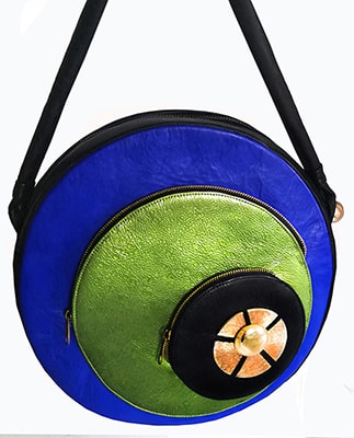 modro-zelena torbica